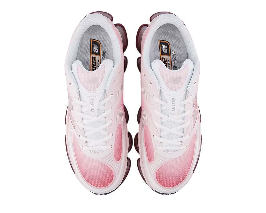 New Balance Abzorb 2000 Rose Sugar dettaglio — materiale mesh e inserti