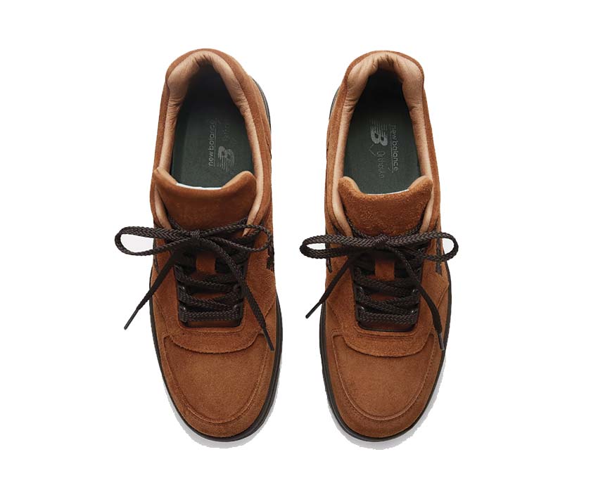 New Balance Allerdale Made in UK Brown détail — construction Goodyear welt premium