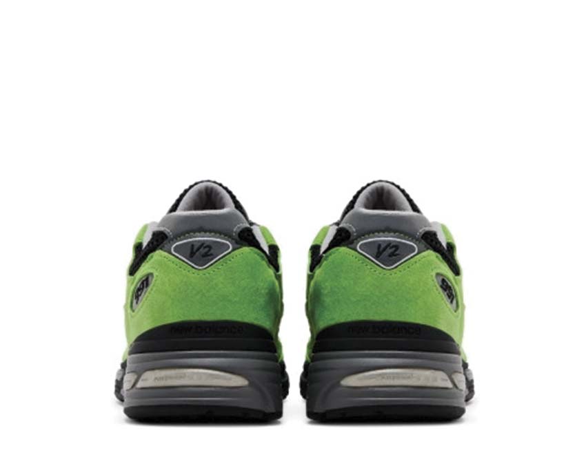 New Balance 991v2 Made in UK City Pack Olive/Brown sole — ENCAP cushioning