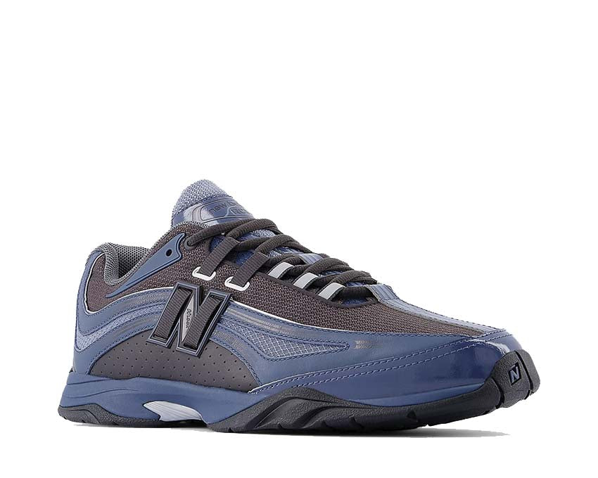 New Balance RC56 Blue Gemstone vista laterale — pelle e mesh