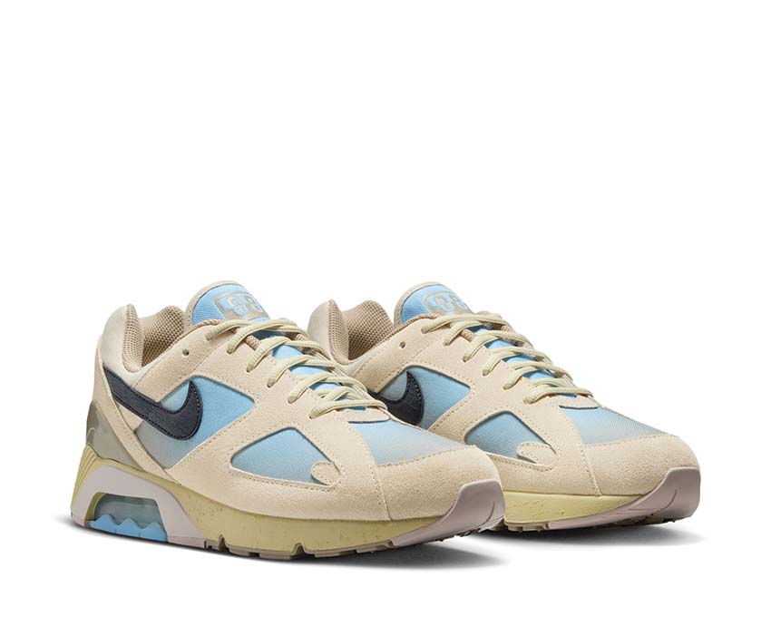Nike Air Max 180 Light Khaki semelle — bulle Air 180 visible pleine longueur