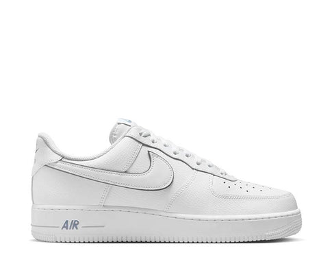 Nike Air Force 1 07 LV8 White Metallic — Herren-Sneaker weiss metallisch