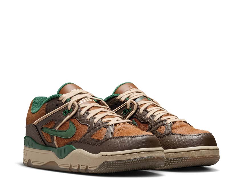 Nike Air Force 3 Low SP Nigo Baroque Brown suola — suola Air 3 distintiva