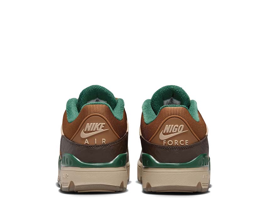 Nike Air Force 3 Low SP Nigo Baroque Brown dettaglio — dettagli collaborazione Nigo