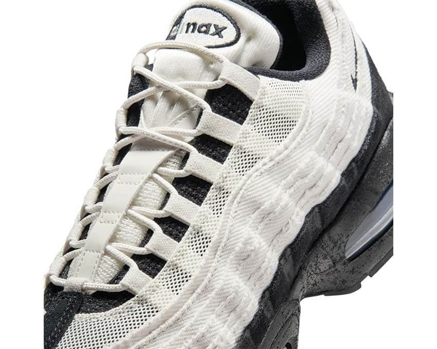 Nike Air Max 95 Big Bubble Atelier Seitenansicht — Gradient-Schaft Wildleder und Mesh