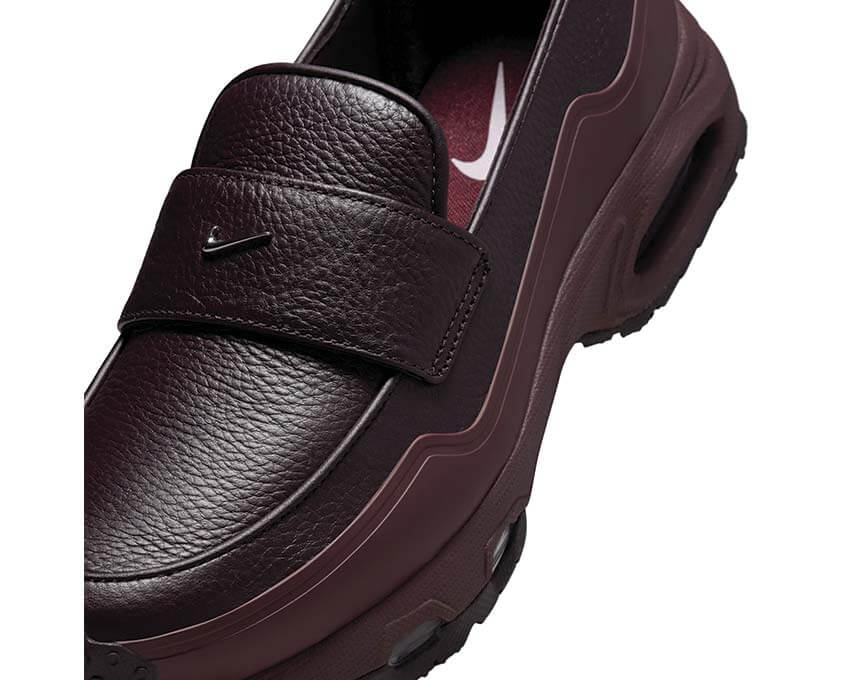 Nike Air Max Phenomena Burgundy Crush Seitenansicht — Mesh-Obermaterial Bordeaux