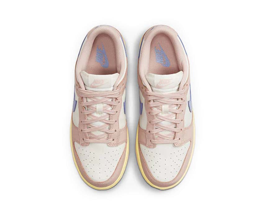 Nike Dunk Low Pink Oxford Light Thistle suela — goma duradera