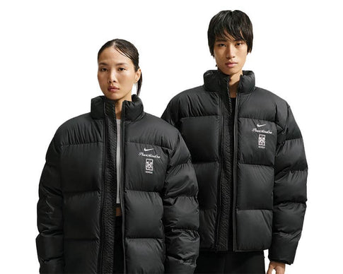 Nike Korea x PEACEMINUSONE Puffer Jacket Negro — cazadora acolchada hombre collab PEACEMINUSONE