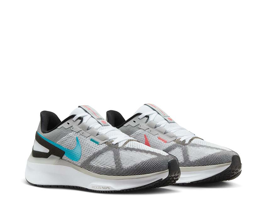 Nike Structure 25 White / Gamma Blue - Black - Hot Lava DJ7883-109
