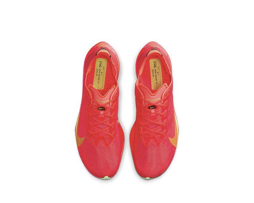 Nike Zoomx Vaporfly Next 4% Bright Crimson / Lime Blast - Mint Foam HF6414-600