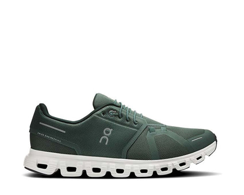 On Cloud 6 Evergreen — zapatilla running hombre CloudTec ligero confort diario