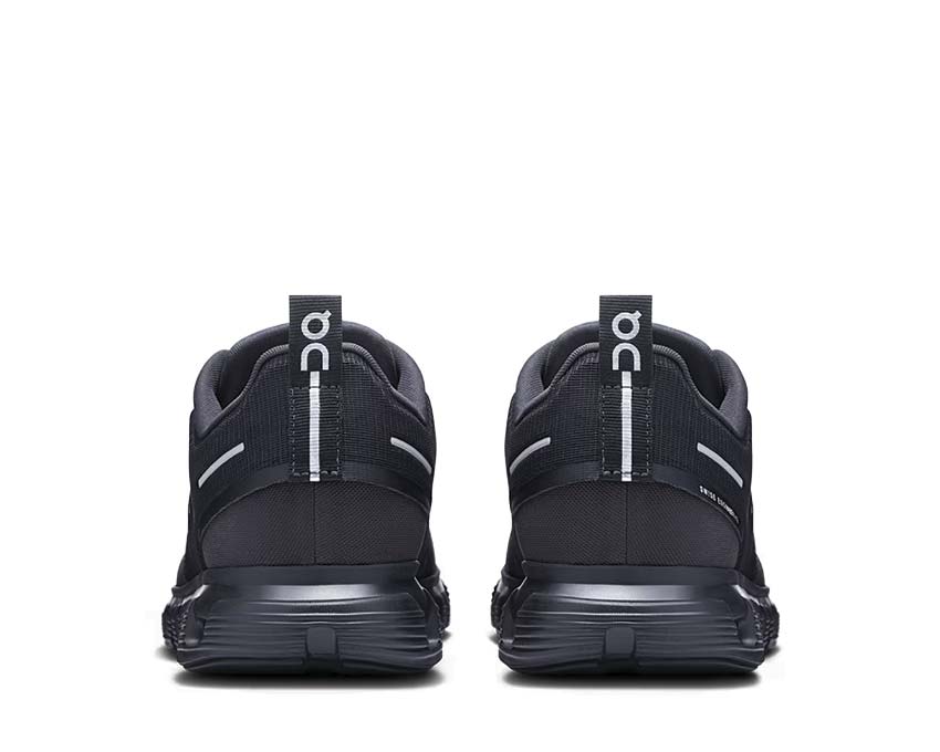 On Cloud 6 Waterproof Black sole — CloudTec waterproof running shoe sole