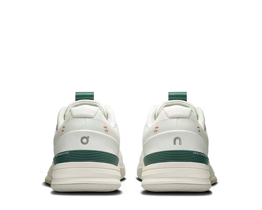 On The Roger Pro White/Evergreen Sohle — Tennis-Lifestyle-Sneaker Sohle
