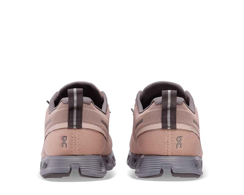 On Cloud 5 Waterproof W Rose semelle — CloudTec imperméable running femme