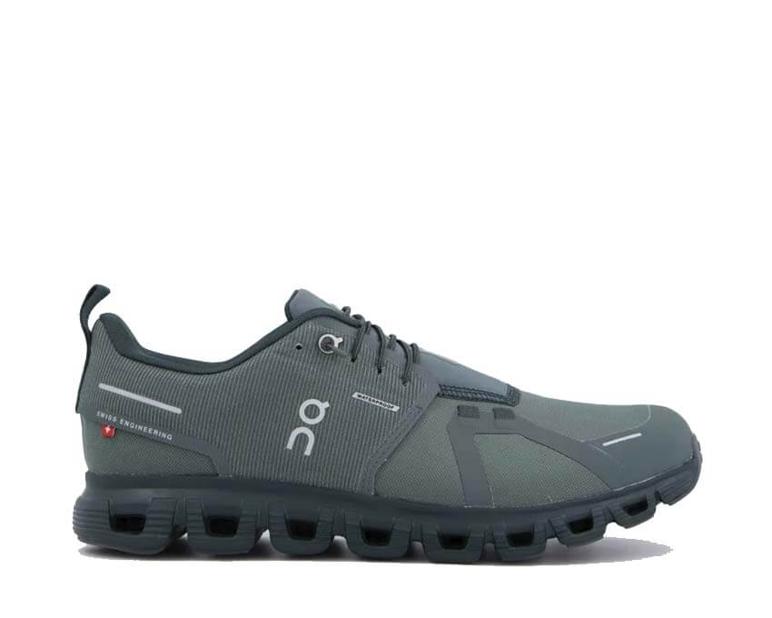 On Cloud 6 Waterproof Olive — scarpa running uomo CloudTec impermeabile versatile