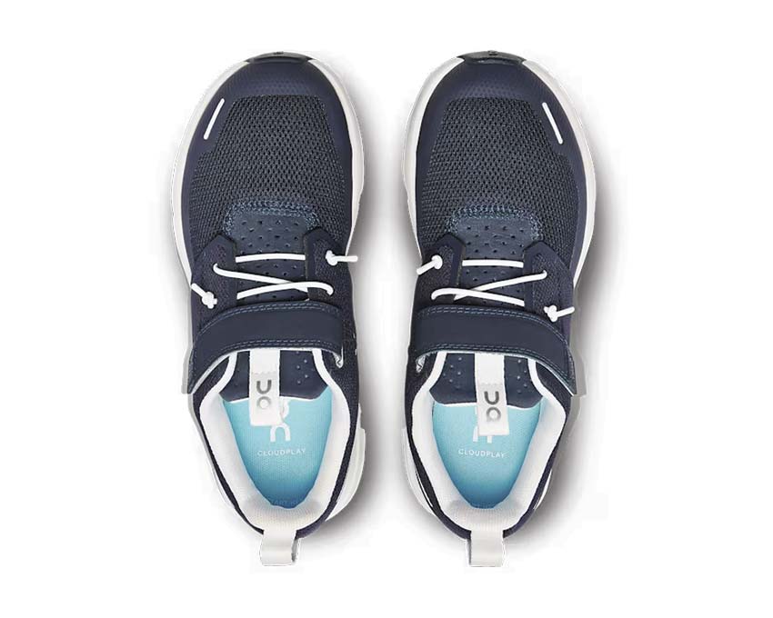 On Cloud Play Midnight Kids — sneakers enfant CloudTec biométrie sans lacets