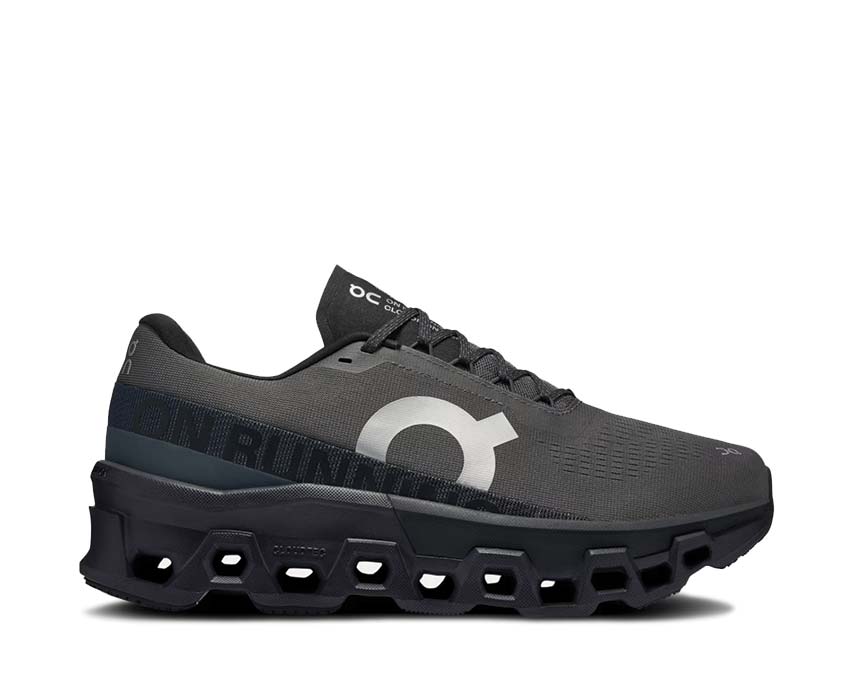 On Cloudmonster 2 Asphalt/Iron — men's running shoe maximum CloudTec cushioning