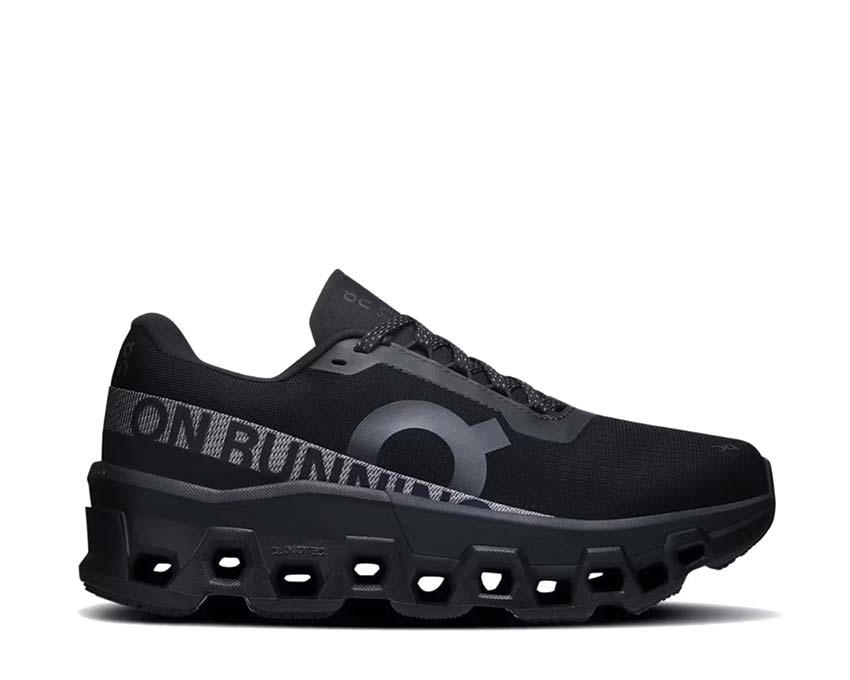 On Cloudmonster 2 Black — zapatilla running hombre CloudTec amortiguación larga distancia