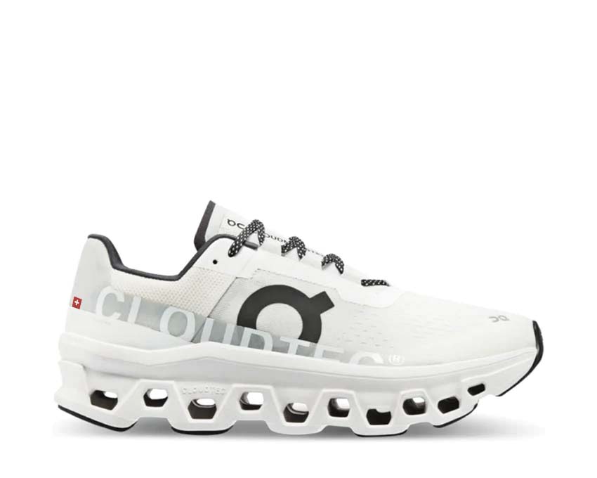 On Cloudmonster All White — scarpa running uomo CloudTec ammortizzazione lunga distanza