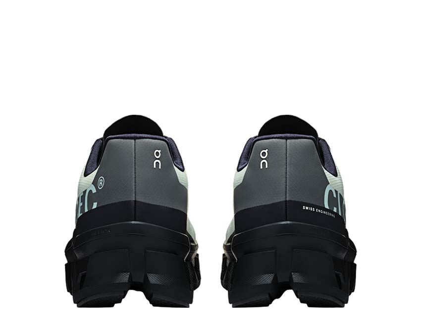 On Cloudmonster Glacier/Black semelle — CloudTec haute performance