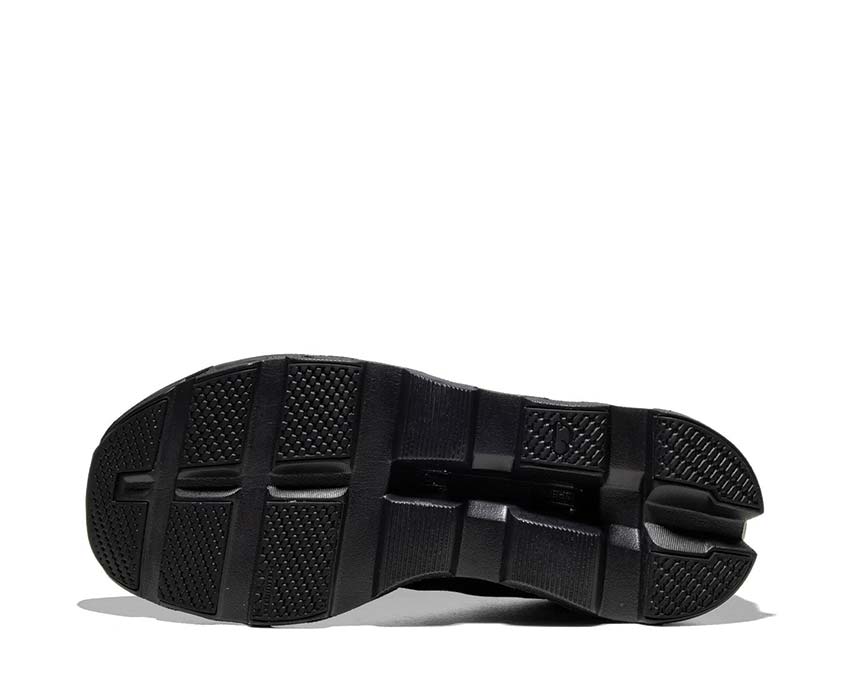 On Cloudmonster Void W Black dettaglio — tomaia mesh scarpa running donna