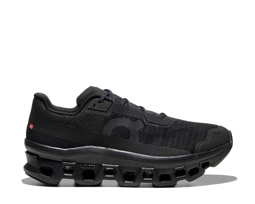 On Cloudmonster Void W Black — scarpa running donna CloudTec Void leggerezza