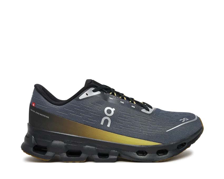 On Cloudspark Iron/Black — men's running shoe lightweight reactive daily