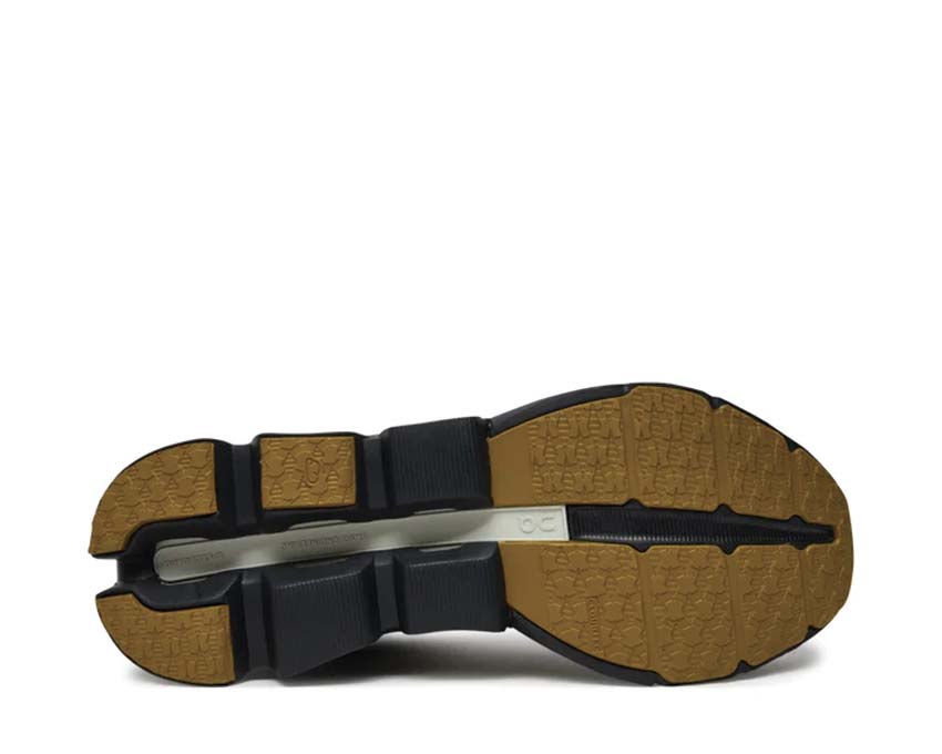 On Cloudspark Iron/Black detail — breathable mesh daily running shoe men