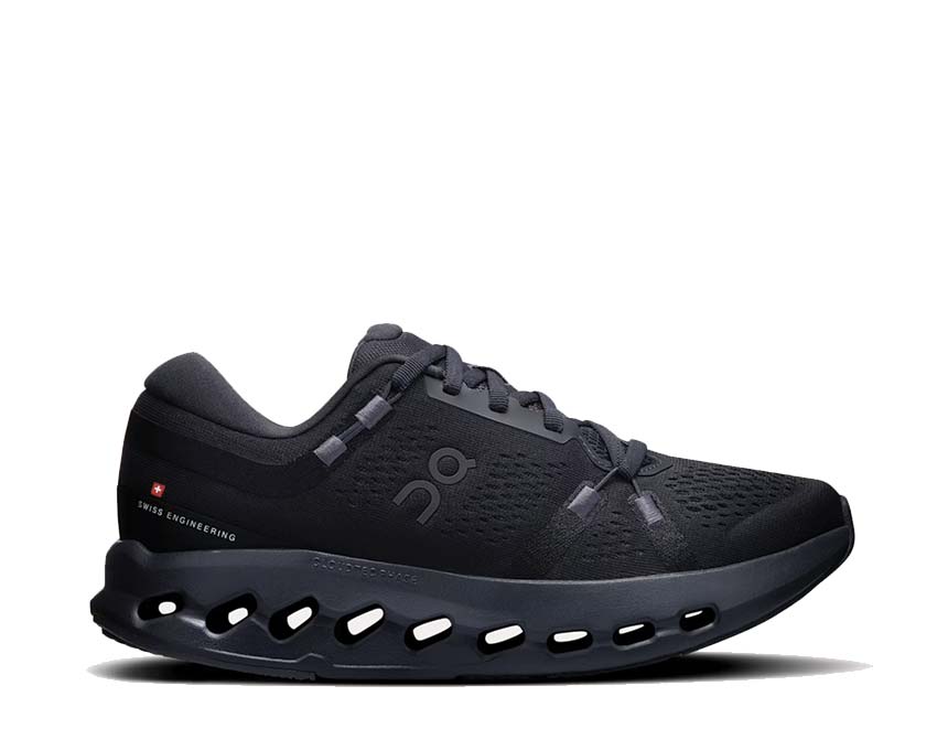 On Cloudsurfer 2 W Black — running femme CloudTec amélioré performance