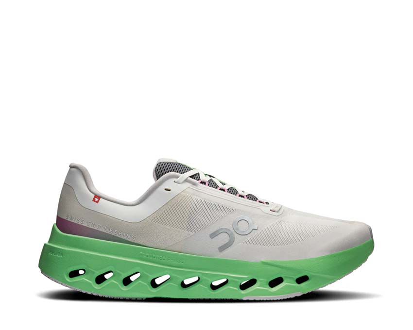 On Cloudsurfer Next Wolf/Honeydew — zapatilla running hombre CloudTec reactivo flexible