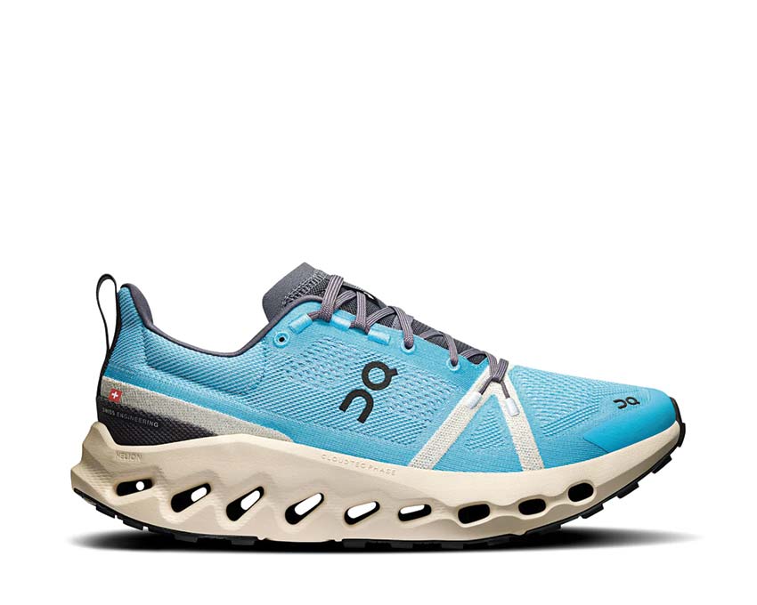 On Cloudsurfer Trail Horizon/Cream — lightweight men's trail shoe Missiongrip sole