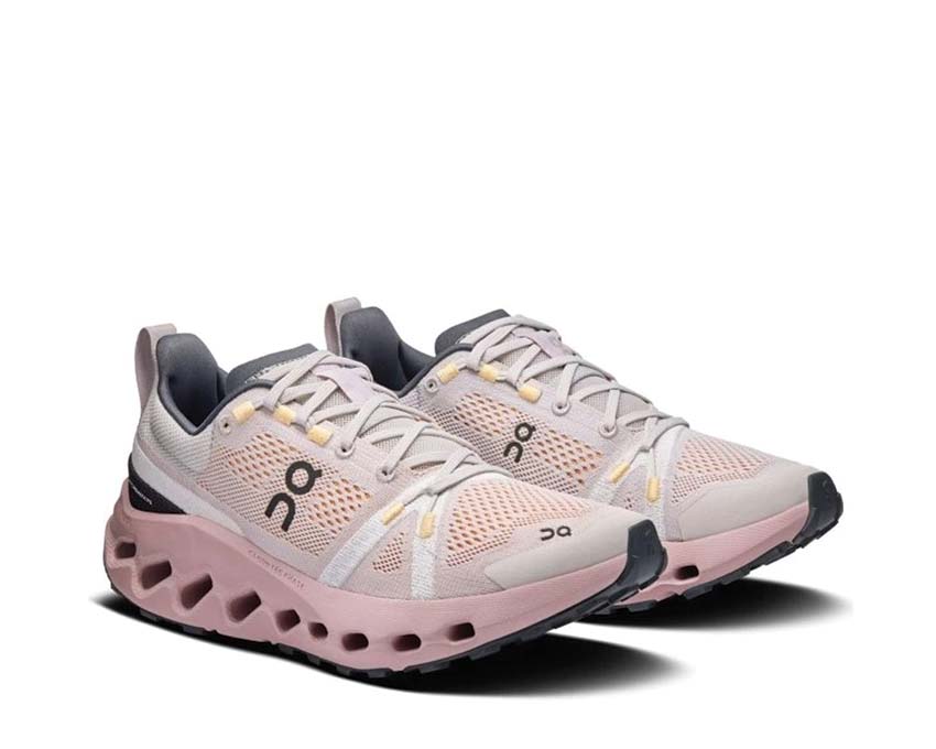 On Cloudsurfer Trail W Silver/Mauve vue latérale — profil trail femme