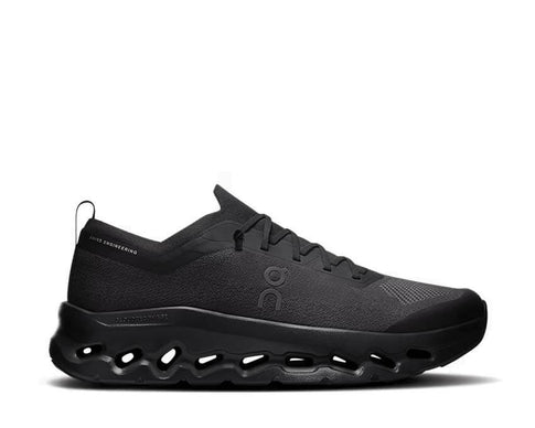 On Cloudtilt Moon Black — sneaker lifestyle homme tout-noir chaussette vue principale