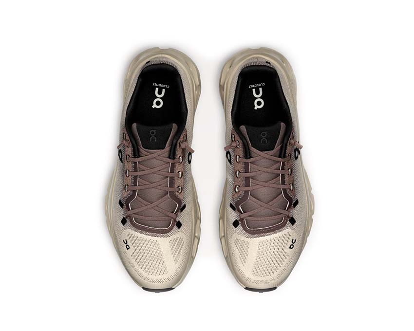 On Cloudtilt W Clove/Sand detail — mesh upper women's sneaker