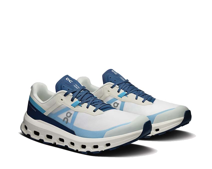 On Cloudvista 2 Cream/Horizon vue latérale — profil trail léger