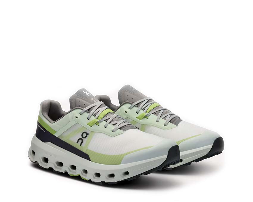 On Cloudvista 2 Lima/Kiwi vue latérale — profil trail léger homme