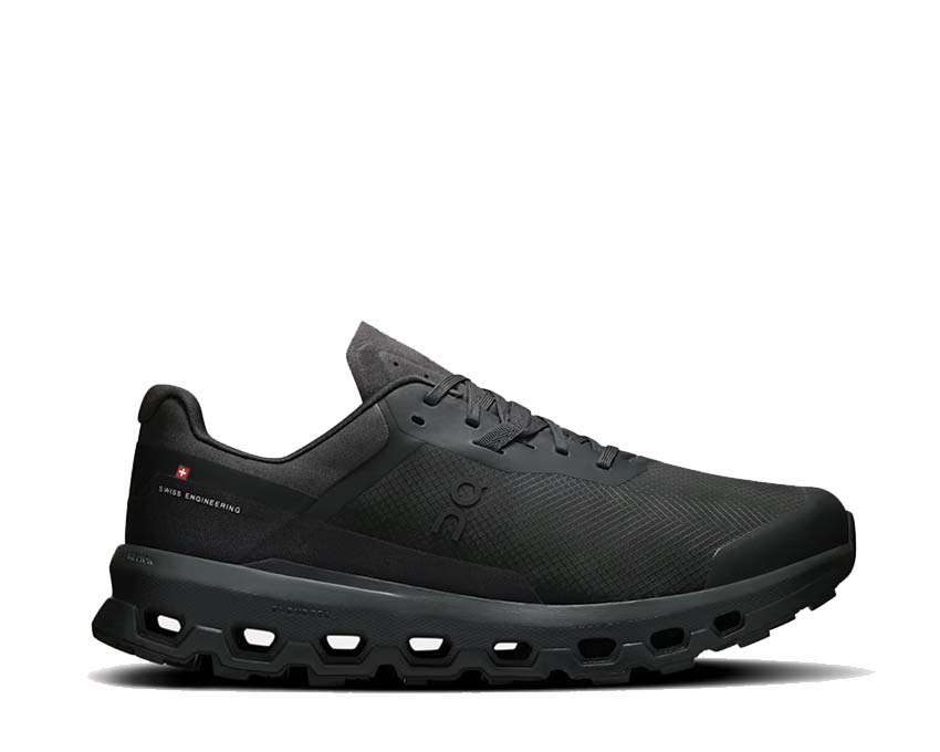 On Cloudvista 2 W Black — leichter Trail Damen-Laufschuh atmungsaktives Mesh