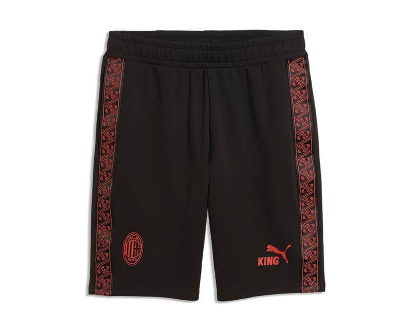 Puma ACM KING Sweat Shorts — short sweat AC Milan rouge noir KING Puma football
