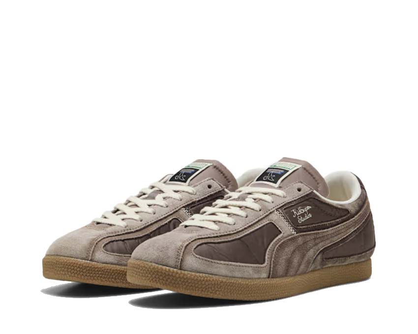 Puma Brasil Panels KidSuper Brown semelle — semelle gomme football vintage