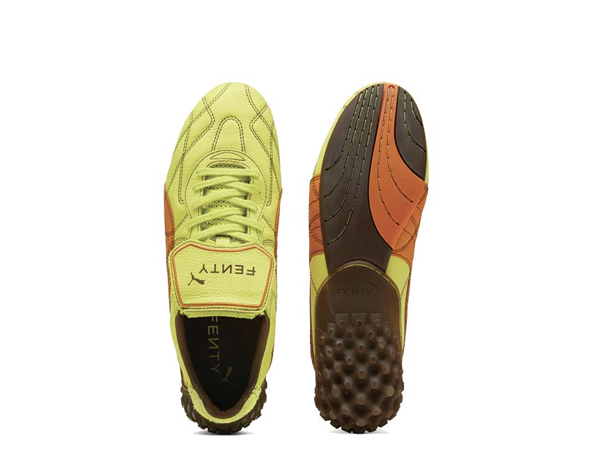Puma x Fenty Avanti LS Lime Sheen détail — détails Fenty by Rihanna