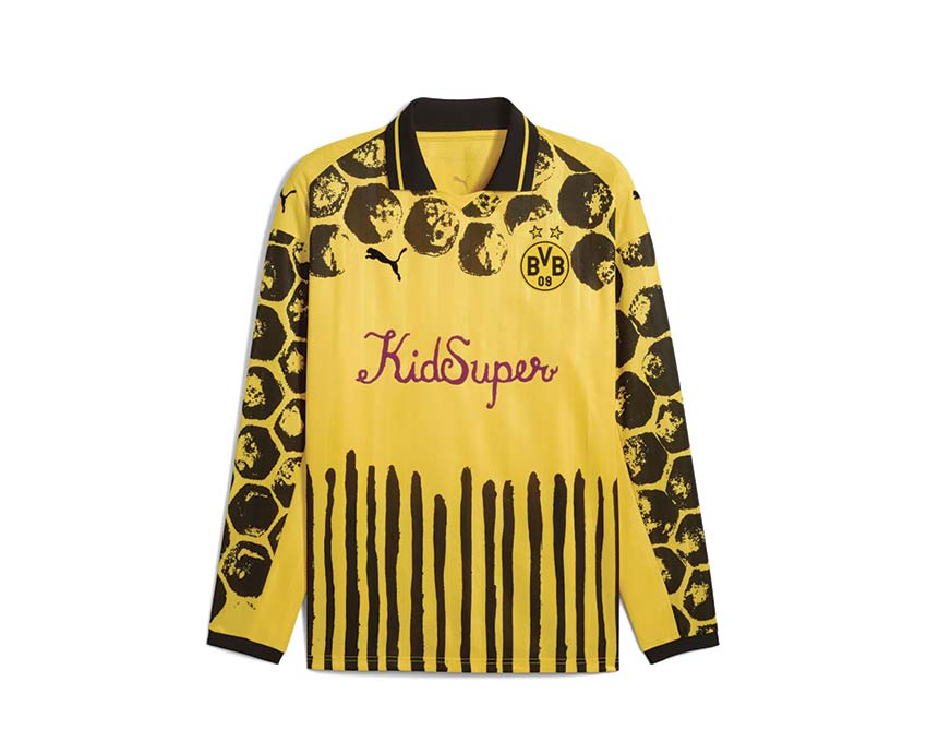 Puma KidSuper BVB LS Retro Shirt Jaune — maillot manches longues Dortmund jaune KidSuper