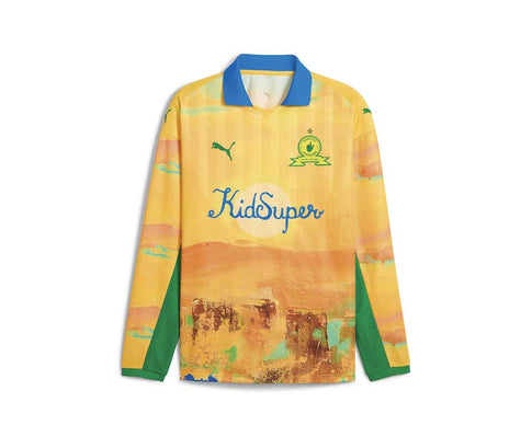 Puma KidSuper MSFC LS Retro Shirt Jaune — maillot manches longues jaune football KidSuper