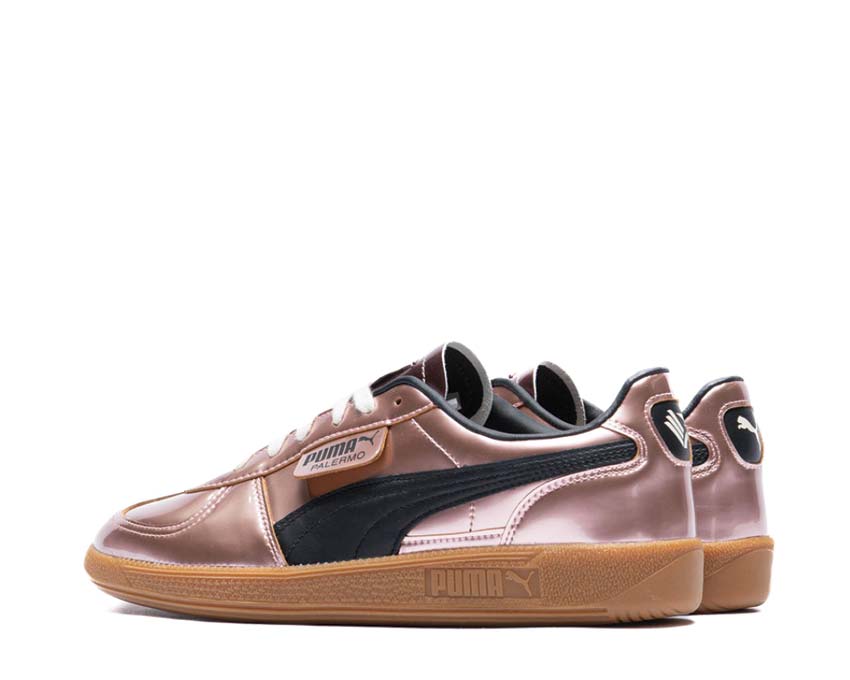 Puma Palermo FC Metallic Bright Pink Black semelle — semelle gomme
