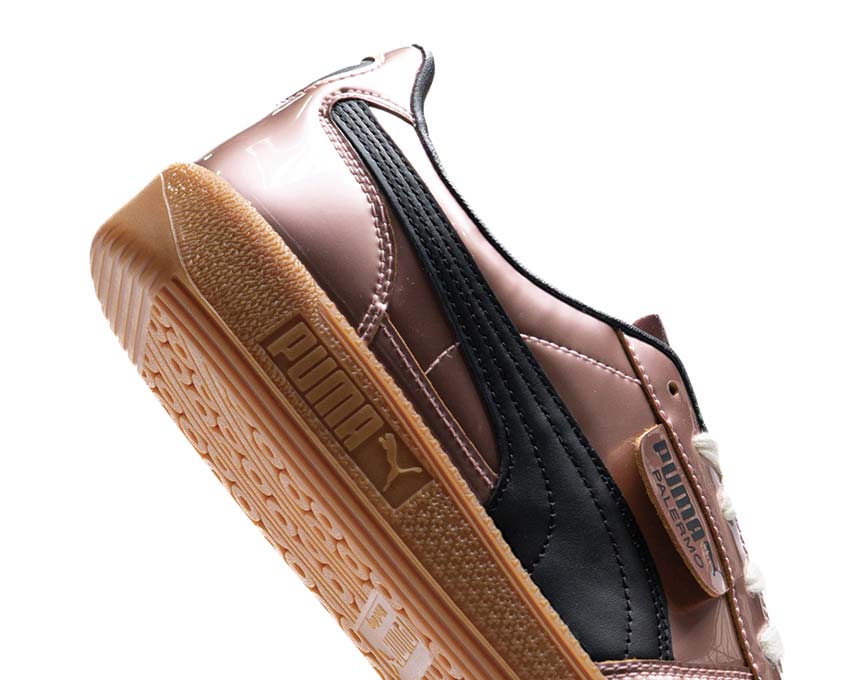 Puma Palermo FC Metallic Bright Pink Black détail — écusson FC Palermo