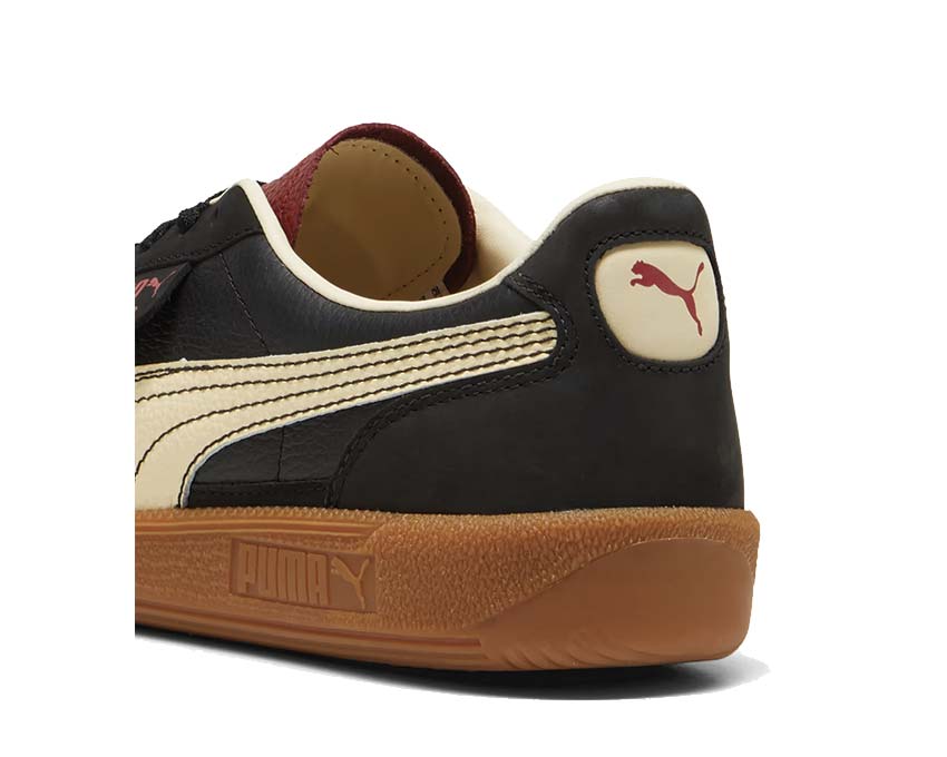 Puma Palermo Players Lane Black Intense Red suela — suela de goma