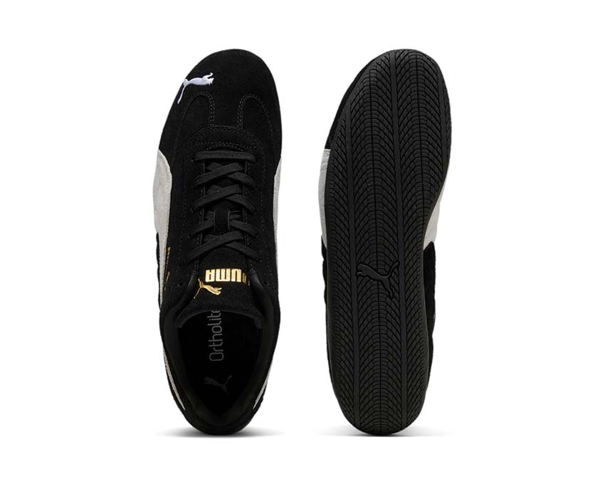 Puma Speedcat OG Black White suola — suola piatta racing