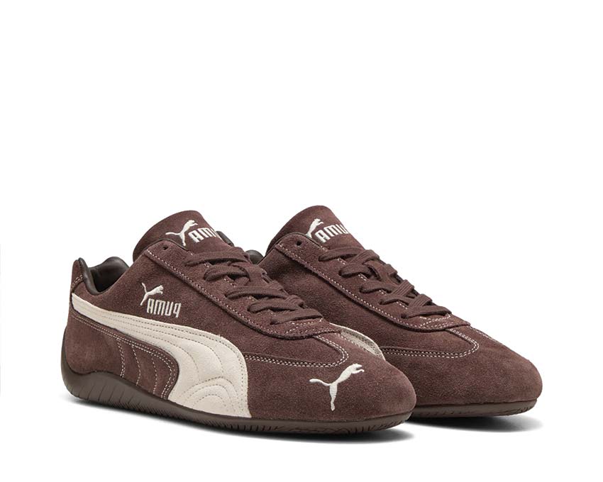 Puma Speedcat TTF Chocolat semelle — semelle fine racing cuir chocolat