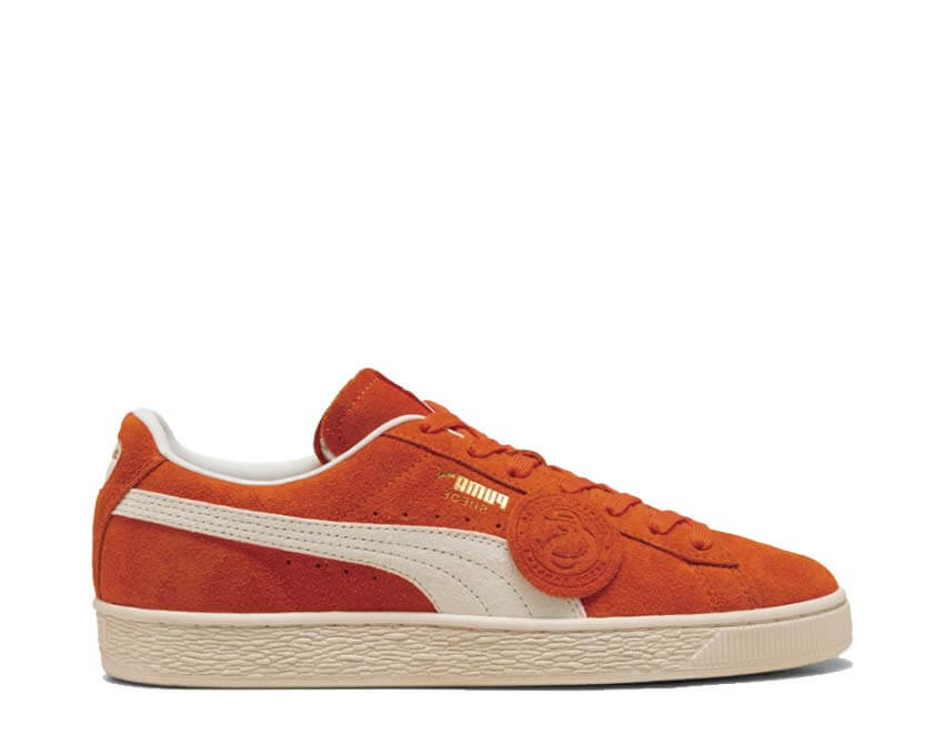 Puma Suede Charles F. Stead IV Orange — sneaker homme daim premium orange glo sport vintage