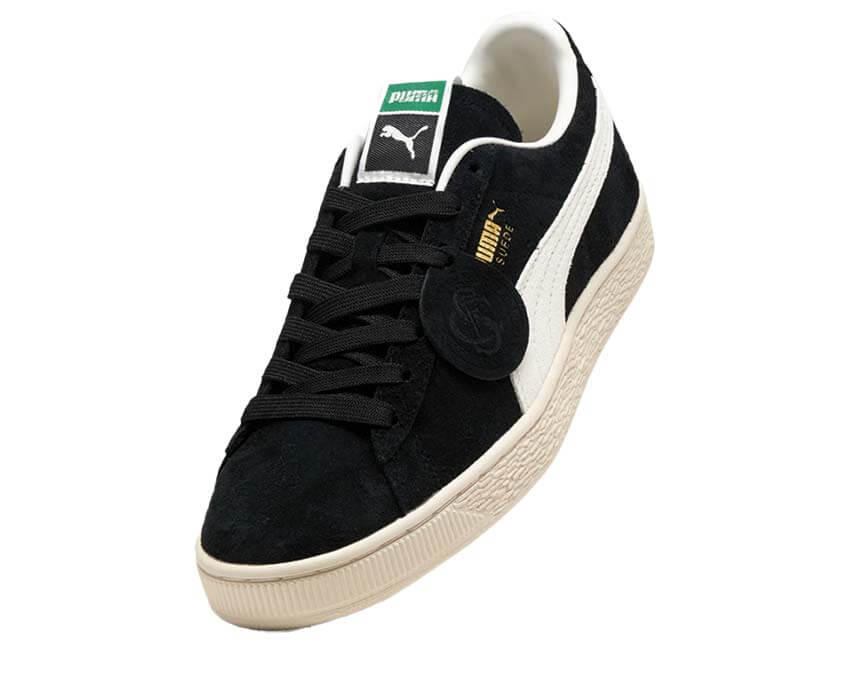 Puma Suede Charles F. Stead Noir vue latérale — daim Charles F. Stead noir Puma