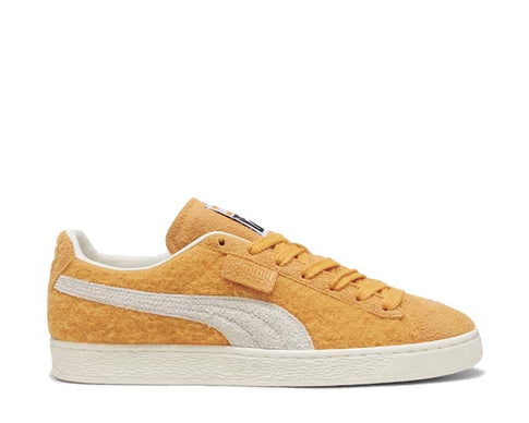 Puma Suede Mohair Ginger Tea Frosted Ivory — men's sneaker textured mohair